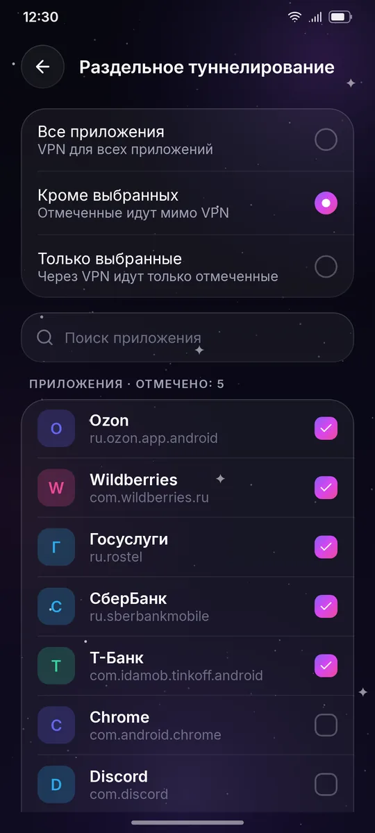 Раздельное туннелирование